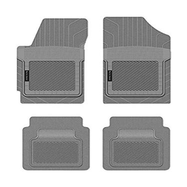 Imagem de PantsSaver Tapetes de carro personalizados para VOLKSWAGEN ROUTAN 2011, tapete de chão resistente para frente e 2º assento (4 peças), proteção para todos os climas para veículos, cinza