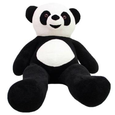 Imagem de Urso panda de pelucia macia bicho gigante 120cm 1,2 metros - Casa Dos 