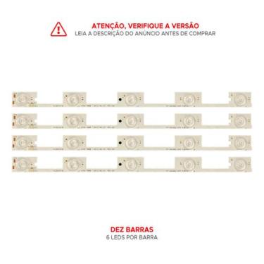 Imagem de Kit 4 Barras Barramento De Led Dl3945i Dl3945 Kl39gt618 - CHIPSCE