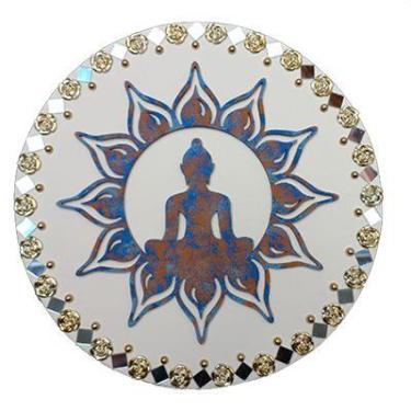 Imagem de Mandala Buda / Flor de Lótus/Resiliência e Harmonia 26cm - Aqui Tem Ma