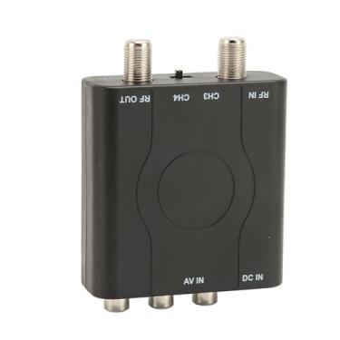 Imagem de Modulador CIMPLE CO RF - Conversor composto para RF coaxial, saída NTSC, canal PLL VHF, material ABS premium, cabo AV incluído