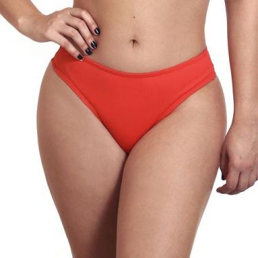 Imagem de Calcinha de biquíni fio dental cintura alta - Estigma, Vermelho, M