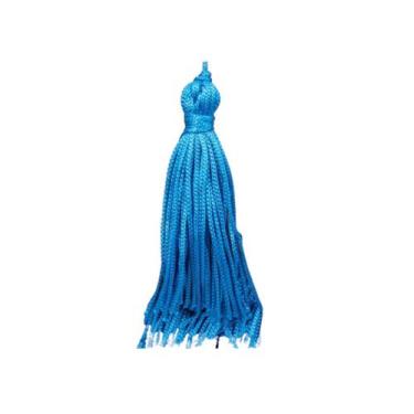 Imagem de Tassel poliester cor 007 turquesa c/10 unidades - CARRETEL
