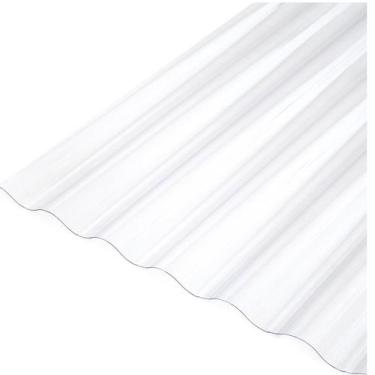 Imagem de Telha Policarbonato 244x50cm Onda Baixa Cristal Ajover