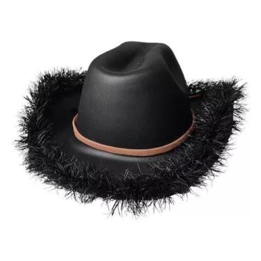 Imagem de Chapéu Infantil Preto Adulto Country Boiadera Ana Castela - Loja Dinka