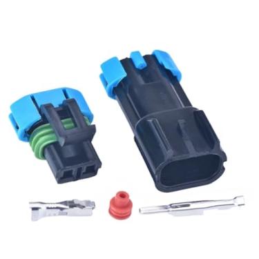 Imagem de Compressor de ar condicionado de 2 pinos, plugue r90p r90t, separador de óleo-água, filtro de indução de aquecimento, conector 15300027 15300002(Male and female)