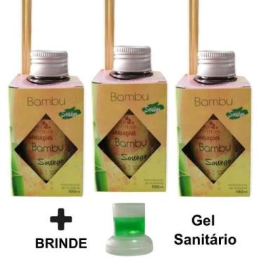 Imagem de 3 Aromatizante Perfumado Odorizador Ambiente Palito Difusor Casa Perfu