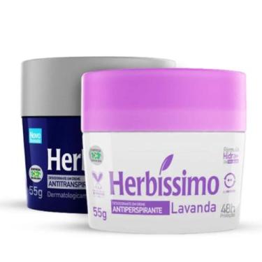 Imagem de Kit 2 Desodorante Cedro e Lavanda Herbíssimo 55G - Dana - Dana Cosméti