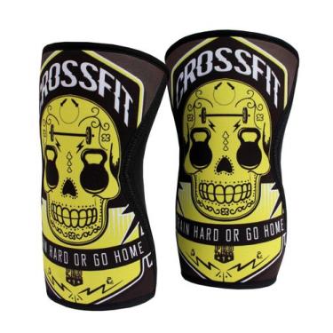 Imagem de Joelheira Neoprene Ajustável Funcional Pro Trainer, Amarelo, P