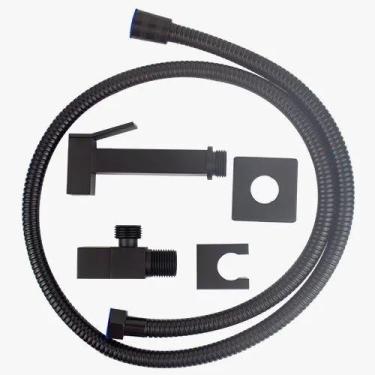 Imagem de Ducha Higiênica 1/4 De Volta Preta Fosca - Sollux