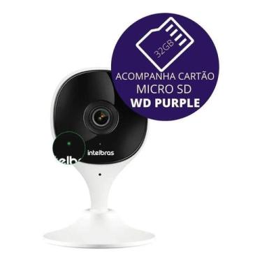 Imagem de Camera Intelbras WIFI Full HD C/ Cartão de Memória 32GB C/ Audio
