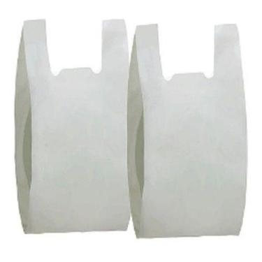 Imagem de Sacola Plástica Reciclada Reforçada 35x50 Branca - 1 Kg - HIGIPACK