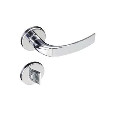 Imagem de Fechadura Para Banheiro  Roseta Copa Cromada - Pado 