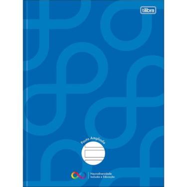 Imagem de Caderno Brochura Tilibra Pauta Ampliada Neuro 80 Fls