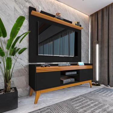 Imagem de Rack ripado 2 Portas com Painel para TV 50 Polegadas Astúrias 136cm - 