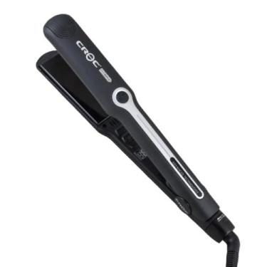 Imagem de Chapinha Croc 2-Rbblo LED 1" Flat Iron Black Titanium Bivolt, Bivolt