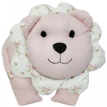 Imagem de Almofada Decorativa Leãozinho - Laura Baby, Rosa Floral