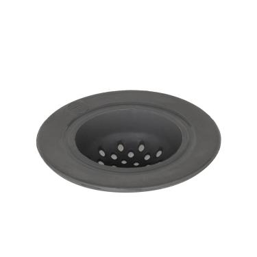Imagem de Ralo De Pia Facility Silicone 8,5cm x 5,5cm Cinza