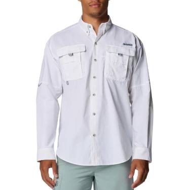 Imagem de Camisa Polo EEG Columbia Bahama Manga Longa Masculina Branco