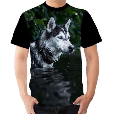 Imagem de Camiseta Camisa Ads  Husky Siberiano Neve Cães Cachorros 3 - Fabriquet