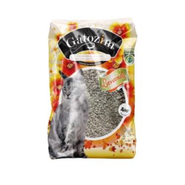 Imagem de Areia Sanitária Higiênica Gatozim Lavanda 4kg Tezopet