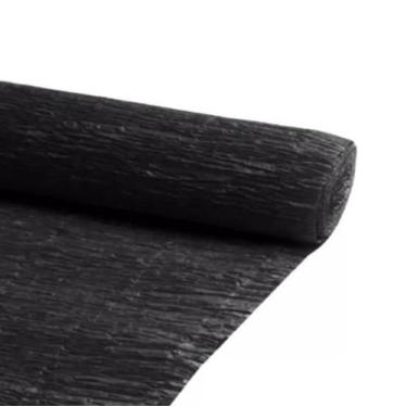 Imagem de 10 Rolinhos Papel Crepom Comum 48x200cm Papel Escolar Artesanato Decor