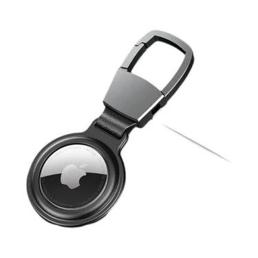 Imagem de Suporte De Chaveiro Magnético De Metal Anti-perda Para Apple Airtag Pe