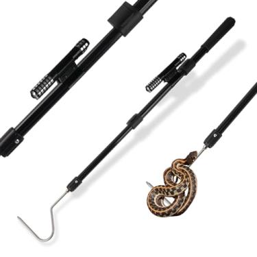 Imagem de Smarkey Snake Catcher Gancho Vara Pinças Pegador Pegador Manuseio Ferramenta Selecionador Kit de Pólo Longo para Cascavel, Cobra Copperhead, Píton Bola, Chocalho, Cobra, Milho, Boas Rosadas E Armadilh