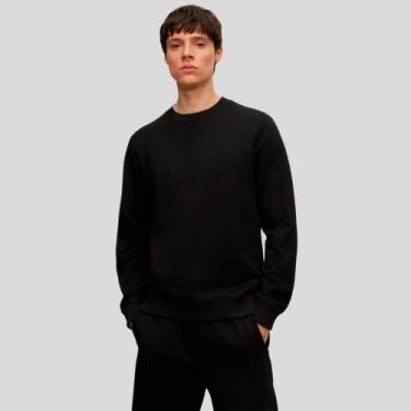 Imagem de Moletom Liso Leve Flanelado Blusa De Frio Sem Capuz Premium - Genérica