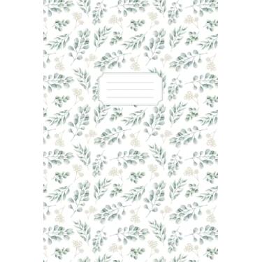 Imagem de Notebook: Floral notebook - 120 Pages - 6”x9” (15.24 x 22.86 cm) - Soft matte cover - interior with dot pattern/Libreta con patrón floral y tapa blanda