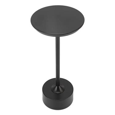 Imagem de Abajur de Mesa Sem Fio LED Abajur de Cabeceira Recarregável Com 3 Níveis de Brilho para Uso Portátil (Preto)