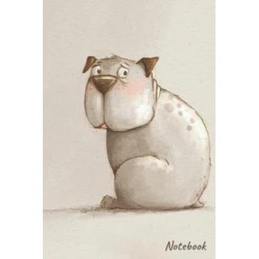 Imagem de Notebook: sad dog journal, notepad for notes, 6 X 9 Inches, 100 Sheets, Perfect for writing down all your to-do lists!