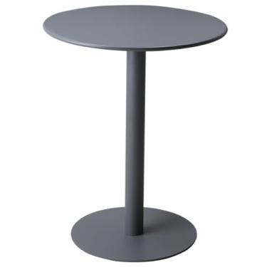 Imagem de Mesas de bar para bistrô, mesa de bar redonda e pub, mesa de coquetel circular em pé com topo de ferro, adequada para sala de estar, restaurante