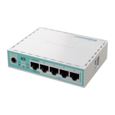 Imagem de Mikrotik - HEX 5 portas Gigabit 512Mb RAM Router (E50UG)