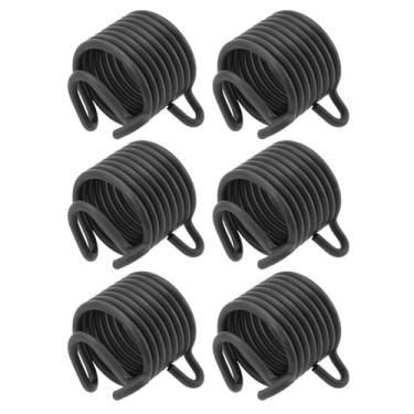 Imagem de Micro Traders 6 peças martelo pneumático fixo mola de metal substituível martelo pneumático cinzel mola rápida diâmetro interno 3 mm compatível com Art.3213 preto