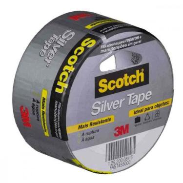 Imagem de Fita Silver Tape ''3M'' Scoth 45Mm X 5M, Prata, 45mmx5m
