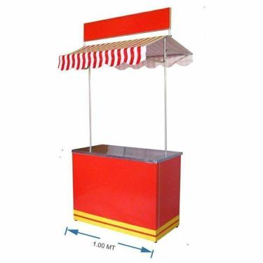 Imagem de Barraca buffet multiuso com a mesa em aço inox Mod 3007