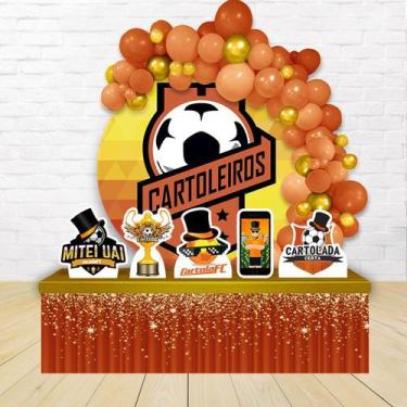 Imagem de kit festa painel redondoDecoração Cartola Futebol 1,50 Diâmetro - IMPA