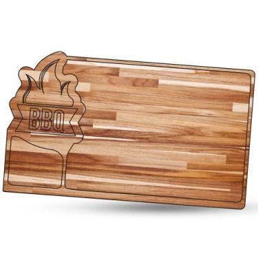 Imagem de Tábua de Carne para Churrasco Teca BBQ 5 - LAZERBR
