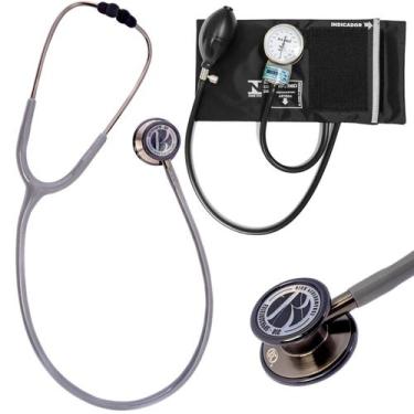 Imagem de Kit Estetoscópio BIC Eternity + Esfigmomanômetro Pamed Com Bolsa - Enf