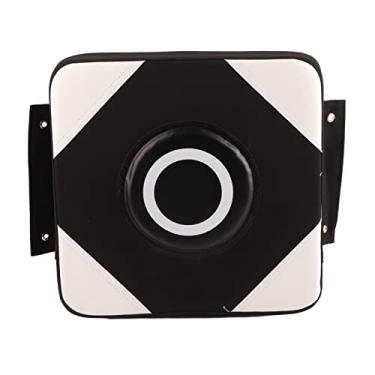 Imagem de Ponta de Boxe de Perfuração de Parede, Pu Punch Boxing Boling Saco de Espuma de Parede de Parede para Sandas Taekwondo (Preto e branco)