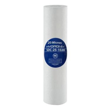 Imagem de Polipropileno de 10" de Altura x 2,5" Liso - Hydronix, 20 micra