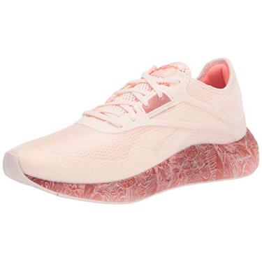 Imagem de Reebok womens Flashfilm 3.0 Running Shoe, Ceramic Pink/Blush Metal/Twisted Coral, 7.5 US