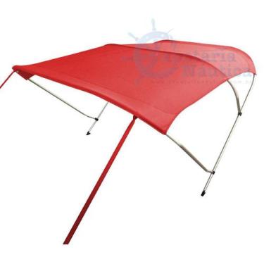 Imagem de Capota Toldo Nautico 3 Arcos Para Lanchas, Barcos de Alumínio e Botes 