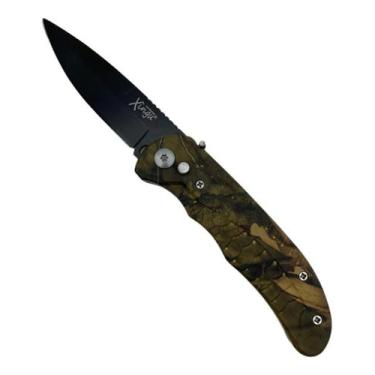 Imagem de Canivete Automático 21cm - Verde Escuro - Com Trava - Xingu, XV3279