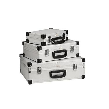 Imagem de Caixas Organizadoras de Alumínio 3 Peças Bauker