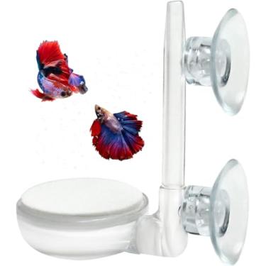 Imagem de Upettools Kit de pedra nano bolha de aquário de 3,5 cm com válvula de controle, difusor de oxigênio dissolvido super alto e silencioso, faz bolhas superpequenas para peixes Betta e pequenos tanques