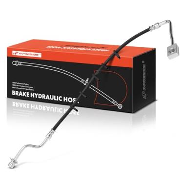 Imagem de A-Premium Mangueira hidráulica de freio lateral do motorista traseiro compatível com modelos selecionados Chevrolet, GMC e Isuzu - C6500 Kodiak, C7500 Kodiak, T6500, T7500, C6500 Topkick, C7500