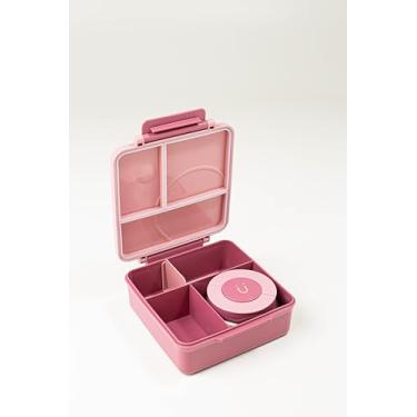Imagem de Büp One, Bento Box com 3 Divisórias e Pote Térmico Rosa