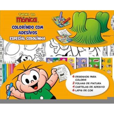 Imagem de Turma Da Mônica - Colorindo Com Adesivos - Especial - Cebolinha